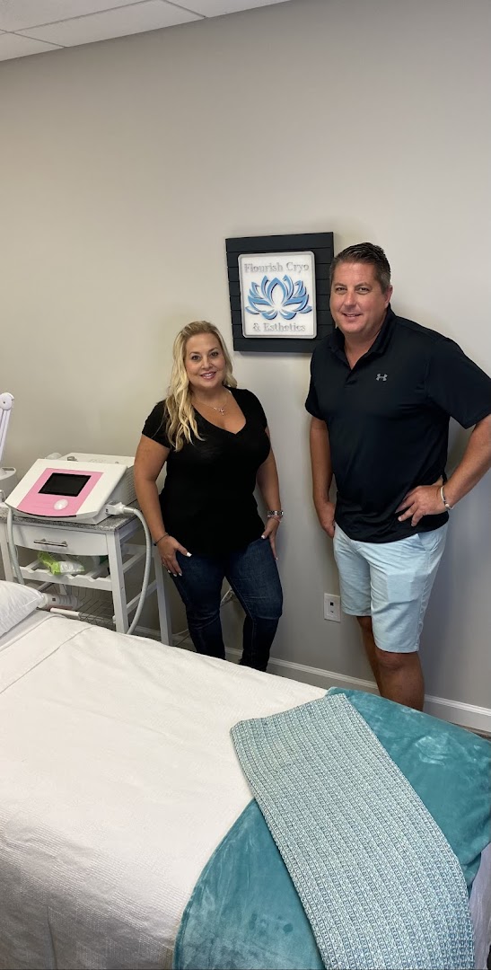 Carrie, owner of Cloud 9 Med Spa, in one of the treatment rooms.
